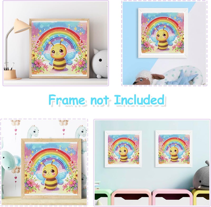 Nardoll Diamond Art Kits - Arts and Crafts - Diamond Art Painting with Wooden Frame - GEM Art for Girls Boys Adults Beginners Home Wall Decor Gifts - Image 3